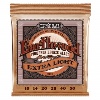 Ernie Ball 2150 EARTHWOOD - PHOSPHOR 10-50 木吉他弦